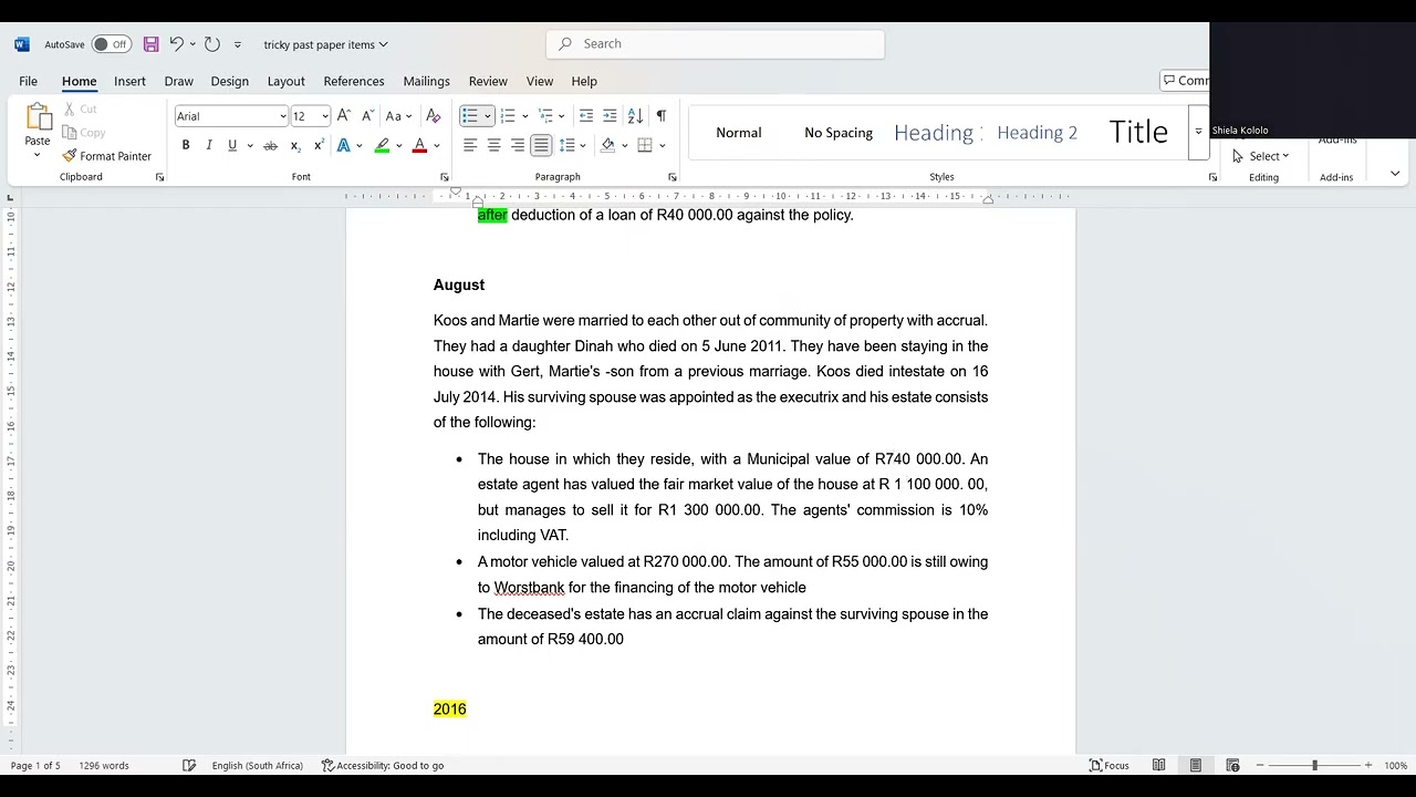 Paper 2, Liquidation account   tricky entries