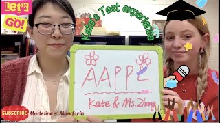 AAPPL Chinese language test: Sharing Experience