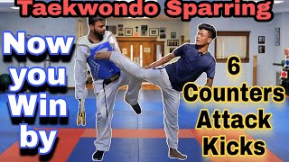 Learn This Kicks For Win Every Match//Taekwondo Fight kicks techniques//Sahil gurung