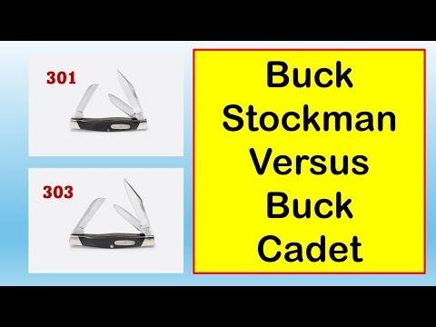 Buck 301 Stockman vs. Buck 303 Cadet Knife Showdown! (2024) @Terrysknivesandmanstuff