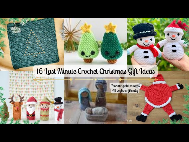 Ultimate List of Last Minute Crochet Christmas Gift Ideas - The Unraveled  Mitten