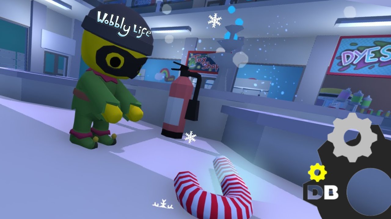 I Steal Candy Canes In Wobbly Life EP 25! YouTube