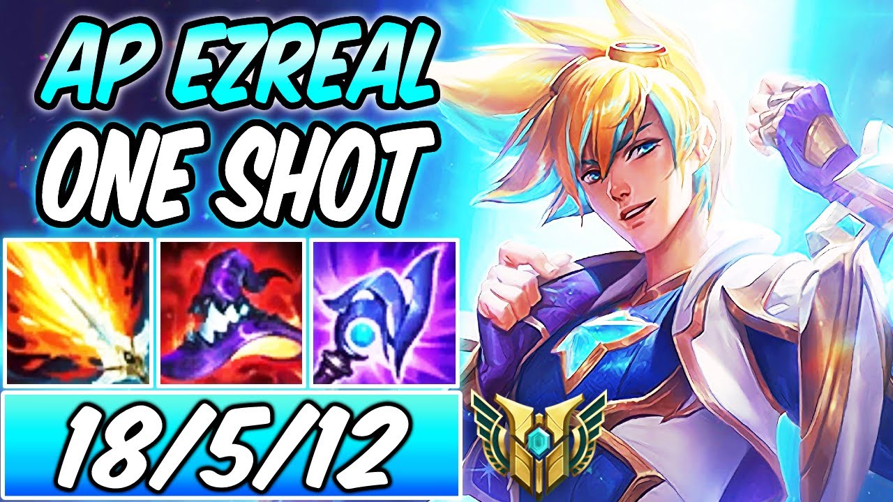 S+ BROKEN ONESHOT AP EZREAL MID INSANE DAMAGE FULL BURST DARK