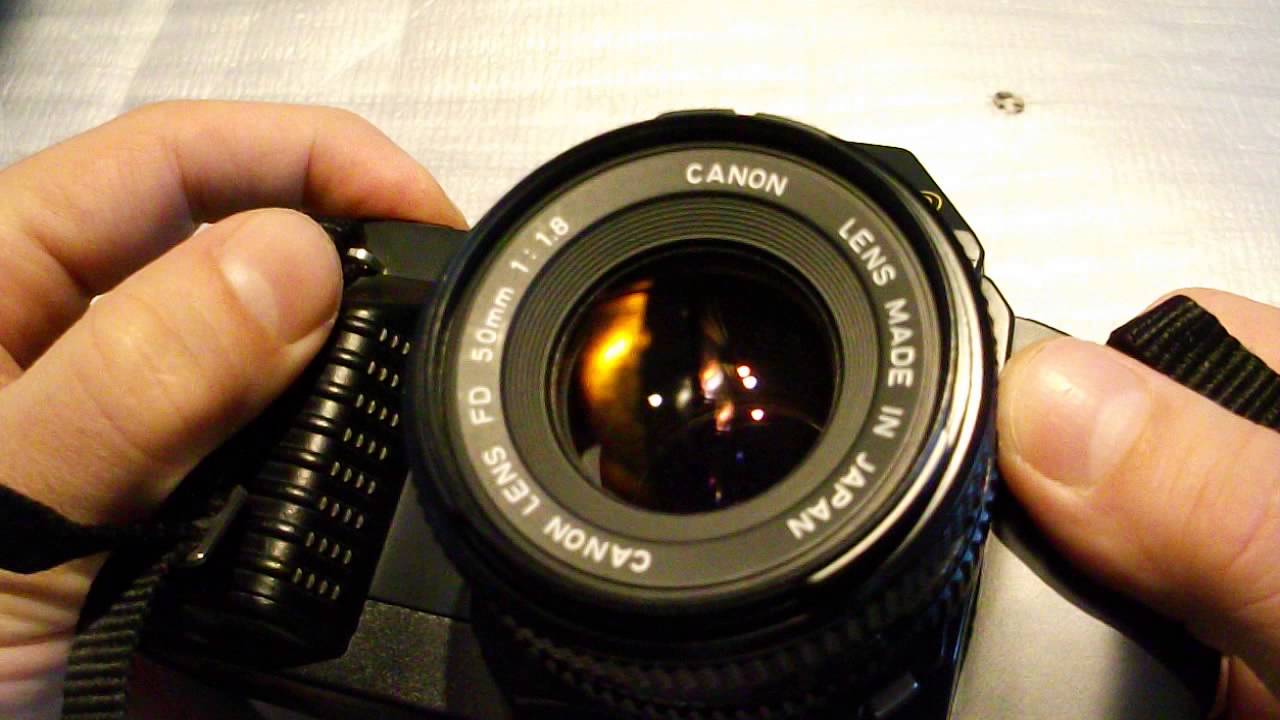 Canon T70 & FD 1,8/50mm lens in excellent condition YouTube
