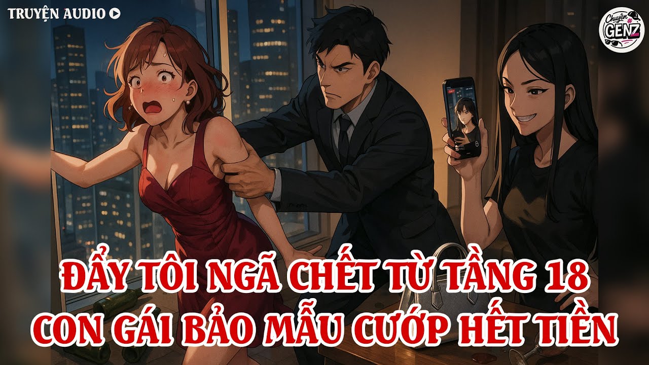 Truyện audio | Đẩy tôi ngã từ tầng 18, con gái bảo mẫu cướp hết tiền rồi| Chuyện GenZ Audio