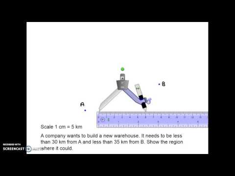 GCSE maths LoWedding Reception (Loci) questions