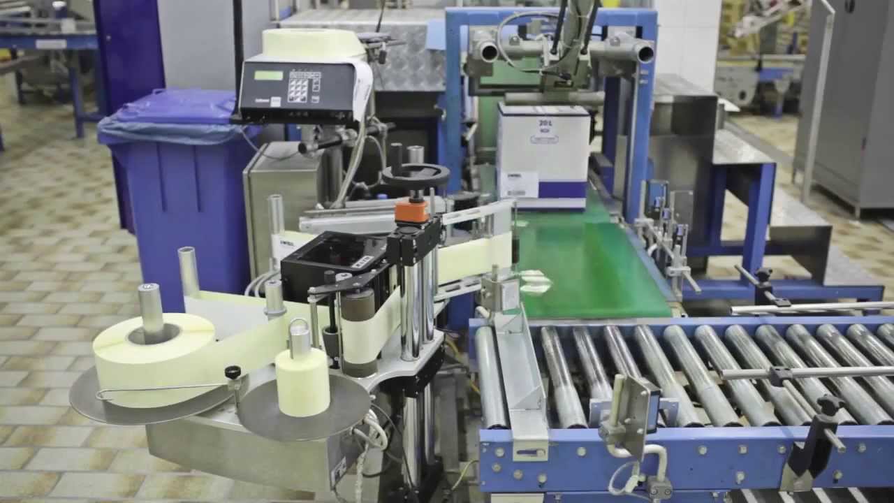 Etiprint Inline 50 + Collamat 9130 + Etiprint P & A Pallet Labeller