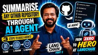 Analyse any Github repository with AI Agent || Langchain Part 2 in Hindi