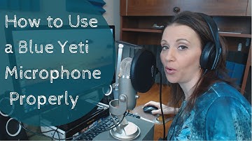 How to Use a Blue Yeti Microphone and Auphonix Pop Filter Properly - A Tutorial