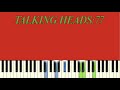 No Compassion - Talking Heads [Piano Cover]