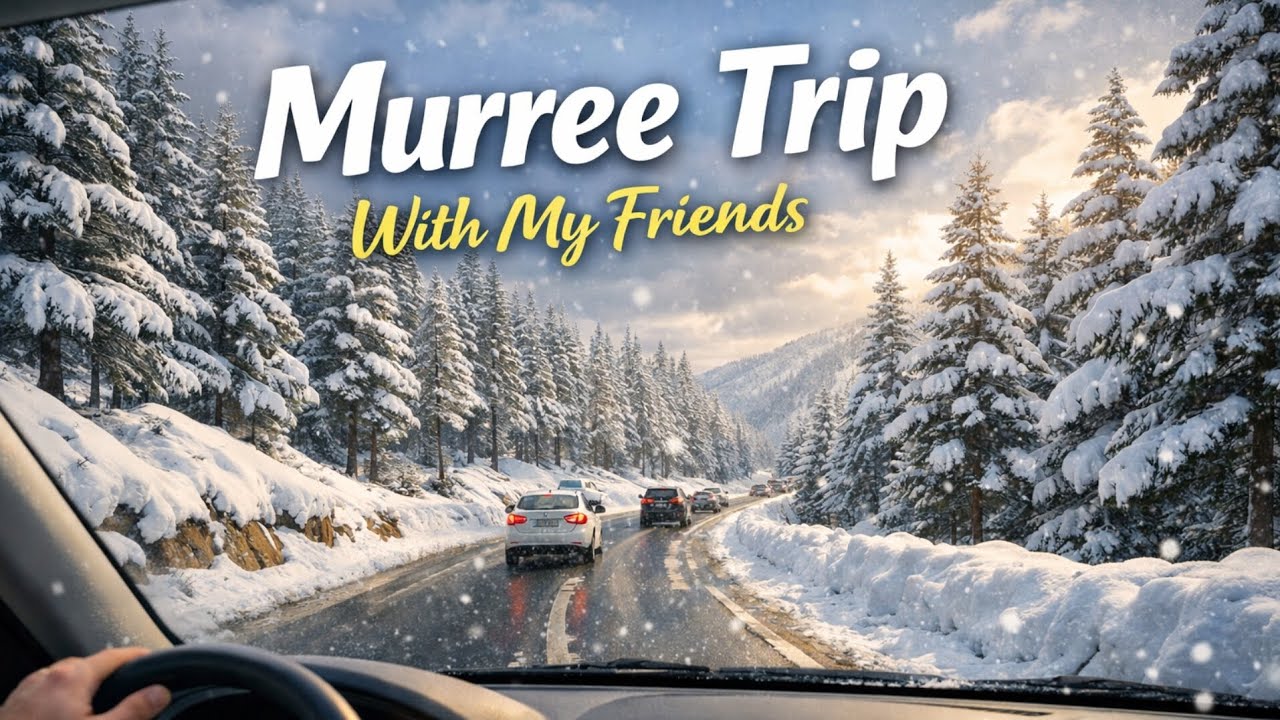 Driving in Snow ❄️ Murree Road Trip With Friends | Winter Travel Vlog