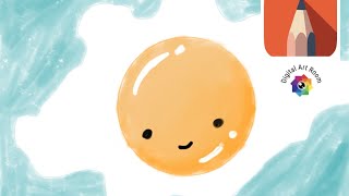 How to draw in ipad with Autodesk | Acrylic painting | painting for beginners | #digitalartroom screenshot 4