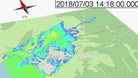 Gowienica  - flood simulation with TELEMAC2D