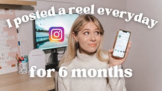 I Posted a Reel on Instagram Everyday for 6 Months, here's what happened...