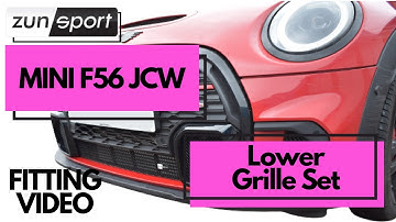 Mini F56 JCW Zunsport Lower Grille Set Fitting Video | Zunsport HOW TO