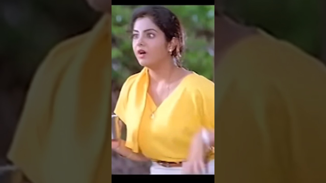 1990's Queen Divya Bharti movie scene #bollywood #hindisong #shortsviral #shortsindia #divyabharti