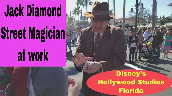 Jack Diamond (Terry Ward) Street Magician at work ...