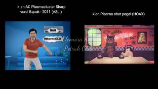 Perbedaan Iklan AC Plasmacluster 2011 (Asli) dengan Iklan Plasma Obat pegal (palsu)