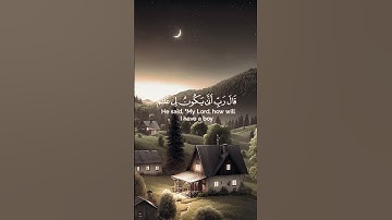 يازكريآ 🌿ما تيسر من سورة مريم 🌿للقارئ شريف مصطفى 🌿