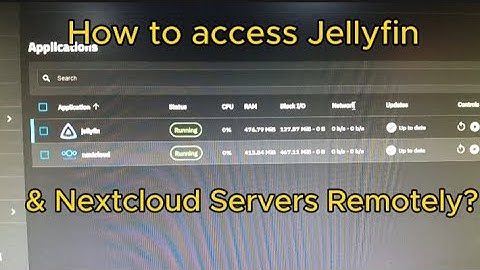 How to access Jellyfin and Nextcloud Servers Remotely? #Jellyfin #nextcloud 
