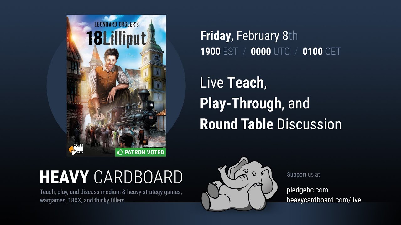 18Lilliput 3p Teaching, Play-through, & Round table discussion by Heavy Cardboard