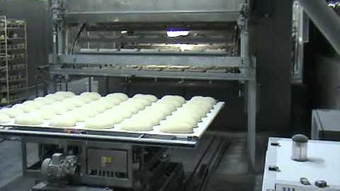 07 FOULHOUX KORNFEIL  Continuous proofer and handling table   stamping