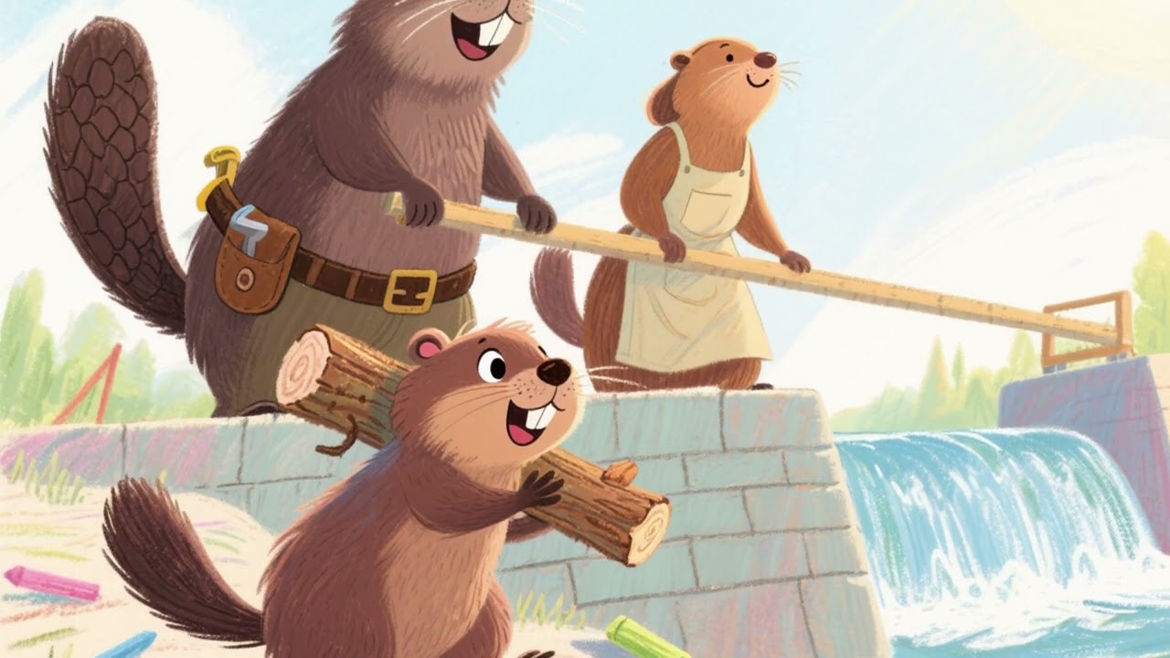 Das Biber-Lied | Ein Kinderlied über fleißige Biber und Teamwork
