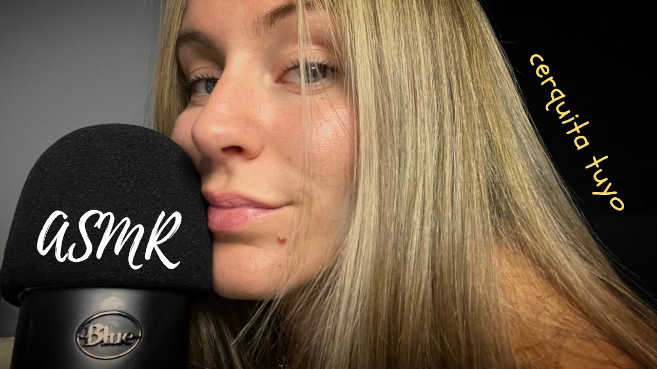 Te hago ASMR Muy Cerquita para darte MUCHAS Cosquillas ~ mouth sounds, susurros bajitos, visuales…