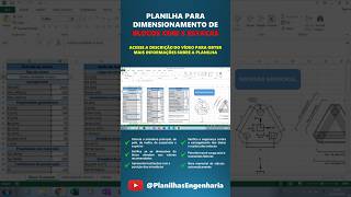 Planilha para Dimensionamento de Blocos com 3 Estacas #engenhariacivil #estruturas #fundações