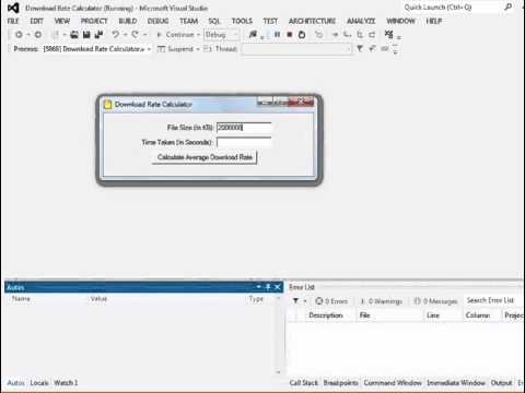 Download Rate Calculator in VB net