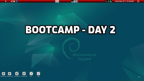 BookwormPup64 - bootcamp day 2: basics of how to setup a PuppyLinux