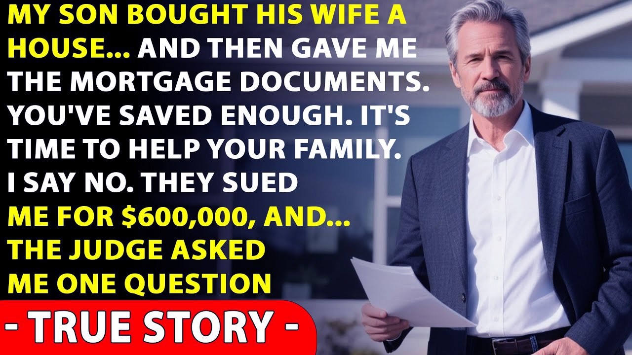 My Son Demanded That I Pay His Wife's Mortgage. When I Refused, They Sued Me For $600,000...