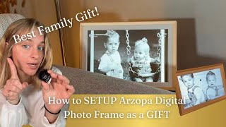 Лучший семейный подарок: Инструкция по установке цифровой фоторамки Arzopa (D14) screenshot 1