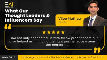 What 3AI Thought Leaders & Influencers Say - Vijoe Mathew