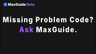 Missing a Problem Code in Maximo? Your AI-Consultant Knows Why | MaxGuide Demo
