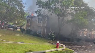 Hampton Greene Apartment fire: raw video