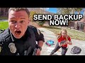 When Cops Have To Run For Their Lives