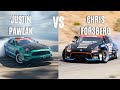 Justin PAWLAK VS. Chris FORSBERG | Formula Drift 2021 - Long Beach | Round 7 - Top 16