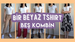 Jülyet Bir Beyaz Tshirt Beş Kombin Kombin Önerileri Alışveriş Sonbahar 2020