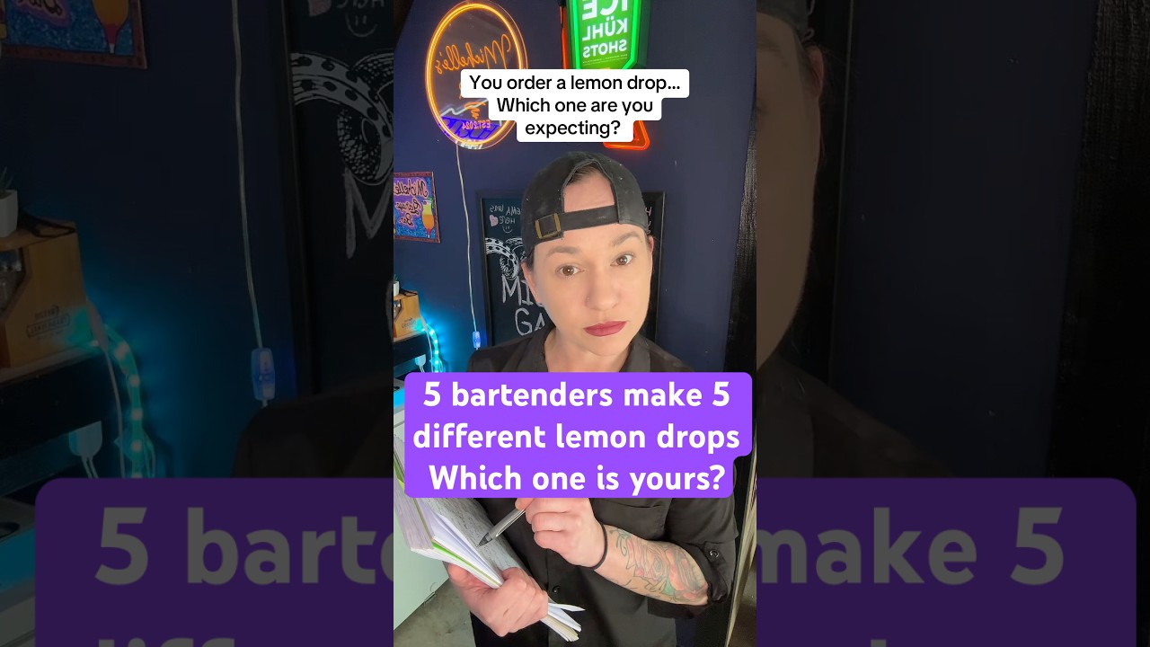 5 Bartenders Make a Lemon Drop… Which One Are You Getting? 🍋