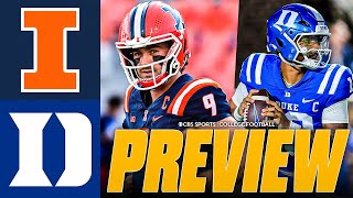 Illinois Fighting Illini vs Duke Blue Devils  | College Football Week 2 Game Preview & Prediction