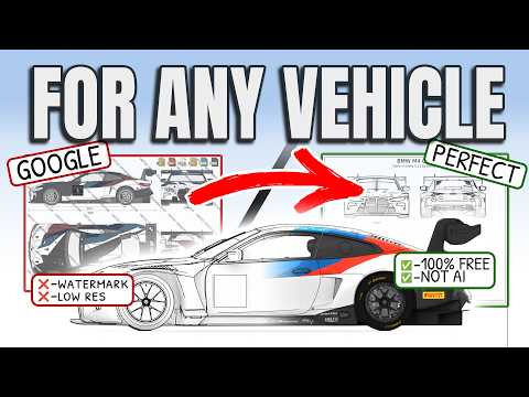 I Built a Free Car Blueprint Creator for Any 3D Model