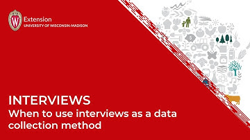 Interviews: When to use interviews as a data collection method