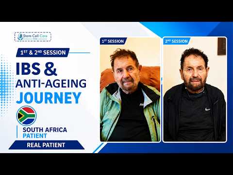 Before & After Healing: Stem Cell Therapy Journey for IBS & Anti-Ageing | Patient from South Africa