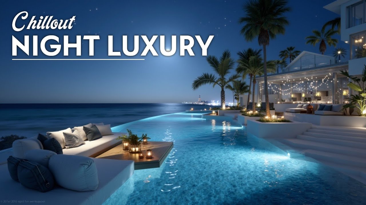 Роскошные ночные вибрации | Глубокий чиллаут лаунж-музыка для расслабляющего вида на океан