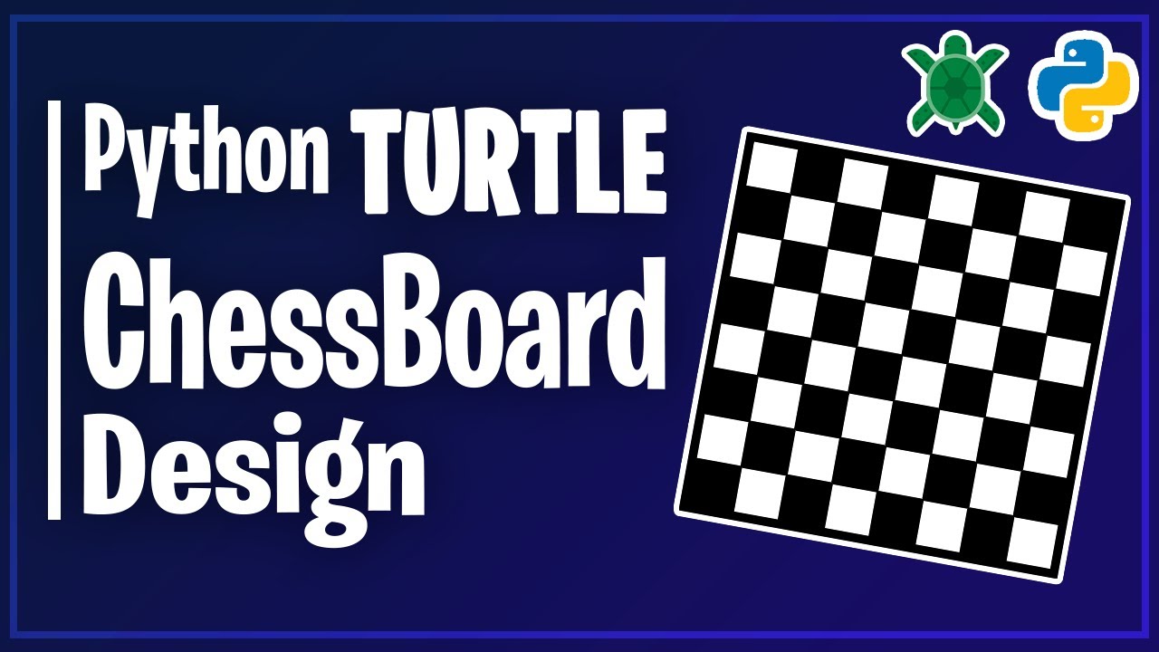 Make chess ♟️ board using python graphic animation
