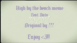 High by the beach meme ⋇⋆✦⋆⋇　