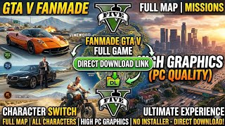 GTA 5 Fanmade for Android & iOS! 🔥 Full Map, Missions & PC Graphics (Direct Link)