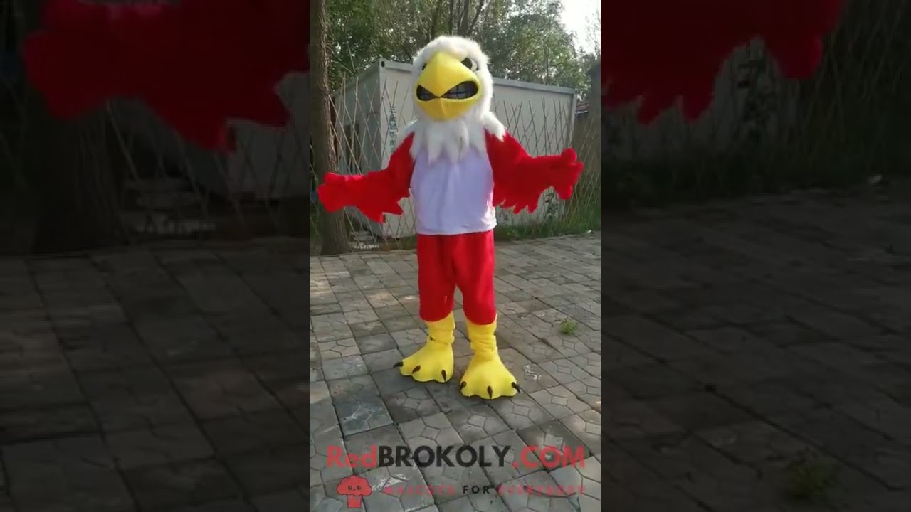 REDBROKOLY.COM Mascot Costume - Angry chicken full body mascot costumes outfit