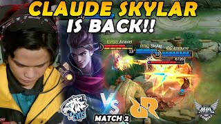 DEBUT LESLEY DI MPL!! CLAUDE SKYLAR DILEPAS COY!! - RRQ VS EVOS MATCH 2